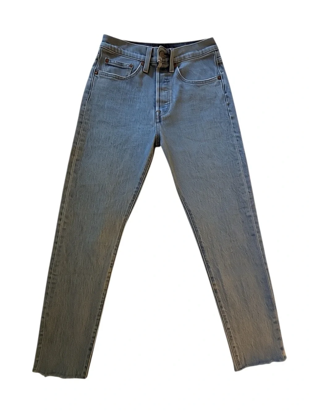 Levi's Women's Ankle Cropped Jeans in Light Blue